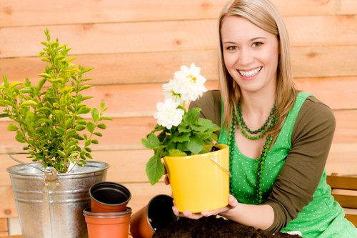 Gardeners participating in a local Beckenham gardening club meeting